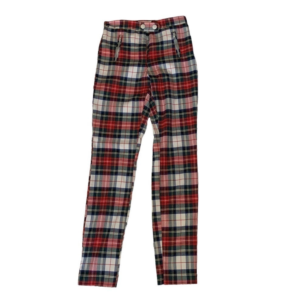 H&M plaid high rise Halloween autumn dark academia emo twee​ romantic aesthetic